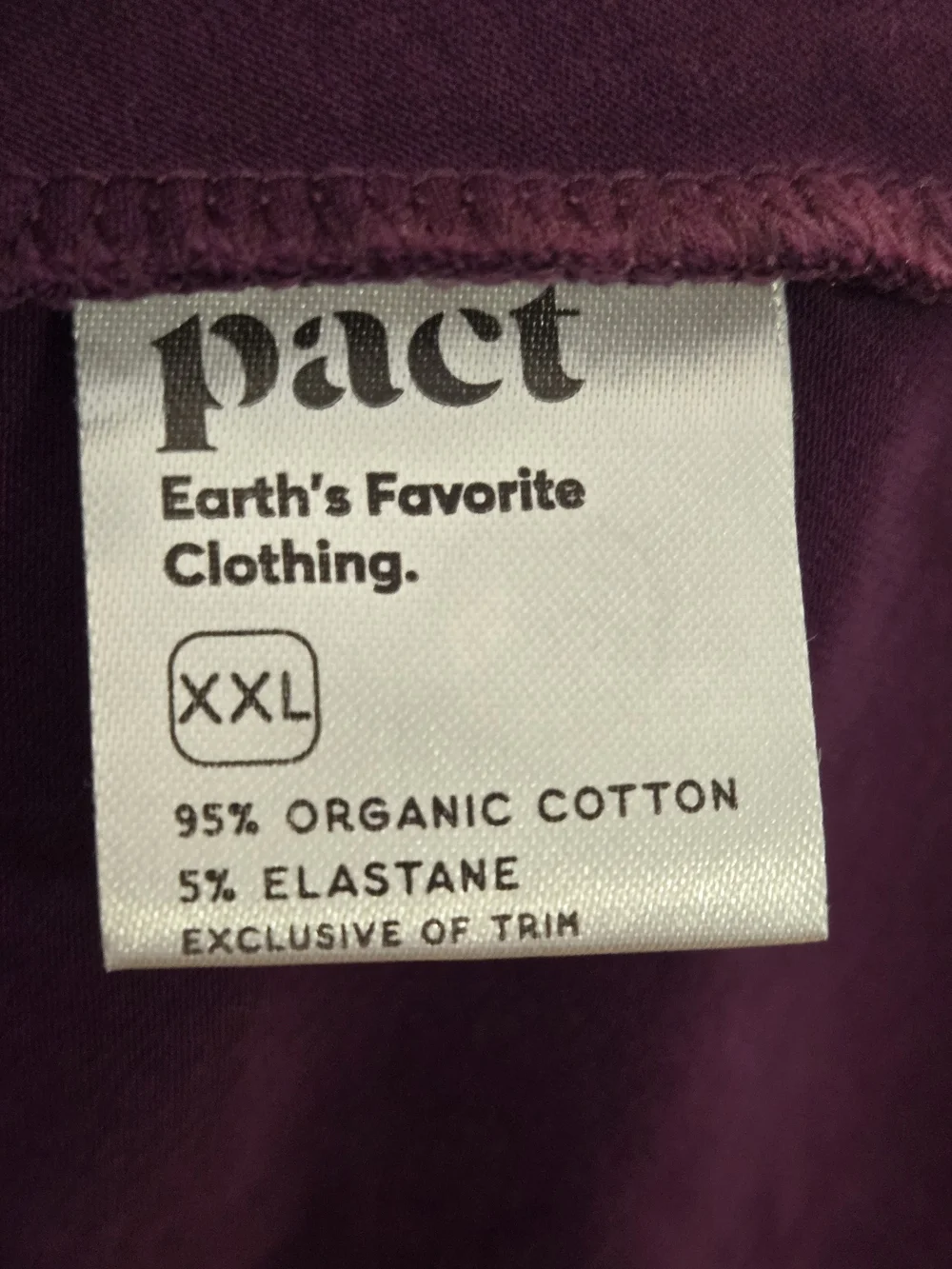 Pact Organic Cotton Fit & Flare V-Neck Midi Dress in Plum - Picture 10 of 11